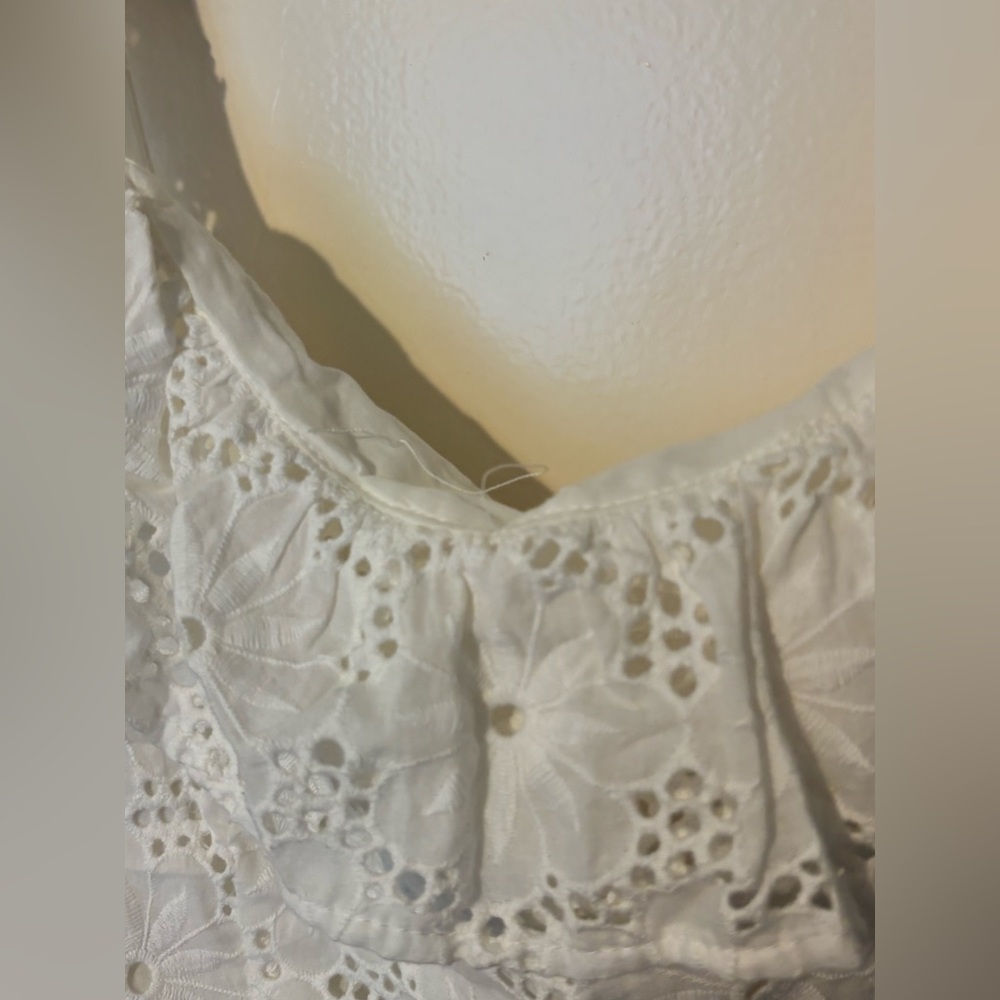 Lulus White Eyelet Ruffle Sundress - Picture 3 of 8